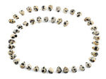6x9MM Dalmatian Jasper Drop Gemstone Beads