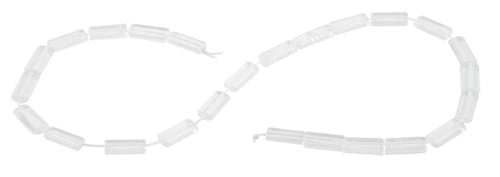 7x17mm Clear Rectangular Crystal Beads