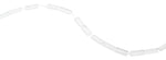7x17mm Clear Rectangular Crystal Beads