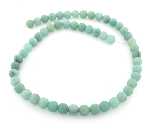 8mm Amazonite BC Gem Stone Beads