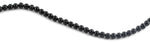 8mm Black Faceted Round Crystal Beads