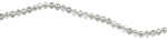 8mm Grey Round Faceted Crystal Beads