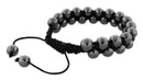 8MM Hematite Bead 2 Layer Shamballa Bracelet