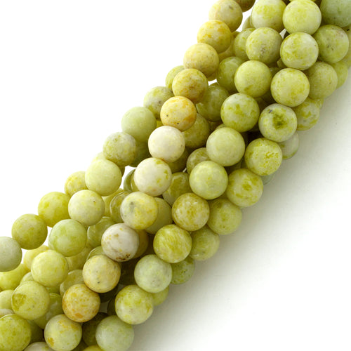 8mm Pineapple Jasper Round Gem Stone Beads