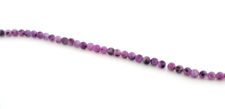 8mm Purple Quartz Round Gem Stone Beads