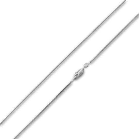 Sterling Silver 8 Sided Snake Chain 1.0mm