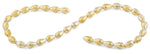 8x12mm Orange Drop Faceted Crystal Beads