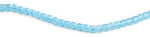 8x8mm Teal Square Faceted Crystal Beads