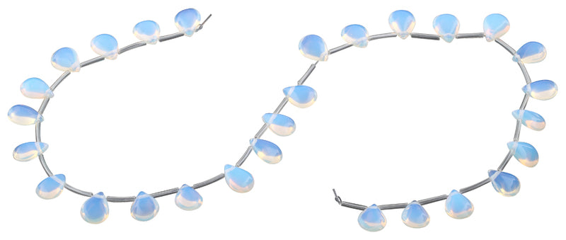 9x11MM Opalite Drop Gemstone Beads