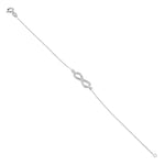 Sterling Silver Infinity Bracelet
