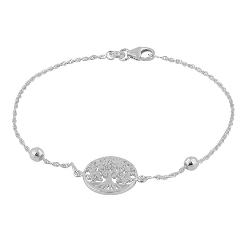 Sterling Silver Tree of Life Bracelet
