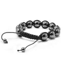 12MM Hematite Stone Bead Shamballa Bracelet