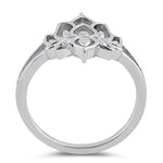 Sterling Silver Lotus Flower Ring