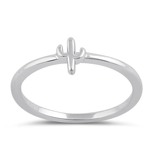 Sterling Silver Cactus Ring