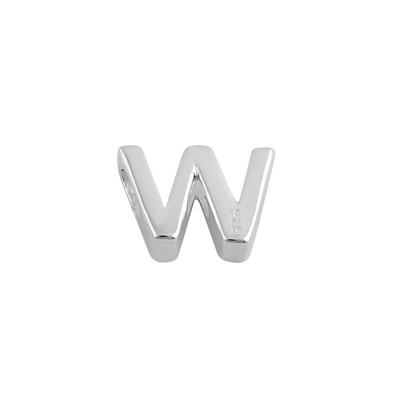 Sterling Silver Capital "W" Pendant