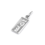 Sterling Silver I Love You Pendant