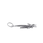 Sterling Silver Marijuana Leaf Pendant