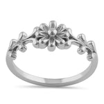 Sterling Silver Flower Ring