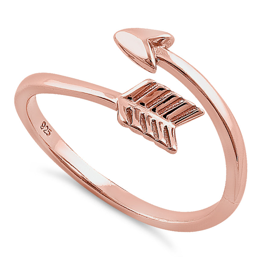 Sterling Silver Rose Gold Plated Arrow Ring for Sale Dreamland