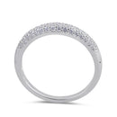 Sterling Silver Clear CZ Band Ring