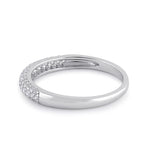 Sterling Silver Clear CZ Band Ring
