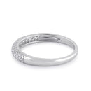 Sterling Silver Clear CZ Band Ring