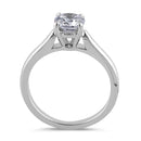 Sterling Silver 1.0 Ct. CZ Engagement Ring