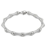 Stainless Steel Bead and Bar Bracelet