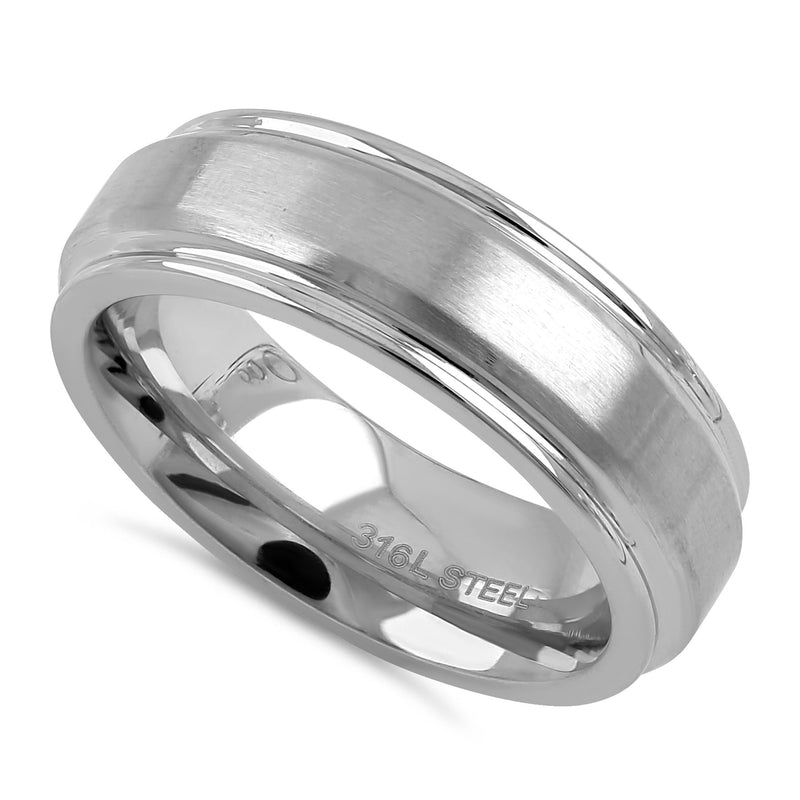 Stainless Steel Wedding Band Ring