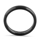 Stainless Steel 4mm Black High Polish Band Ring