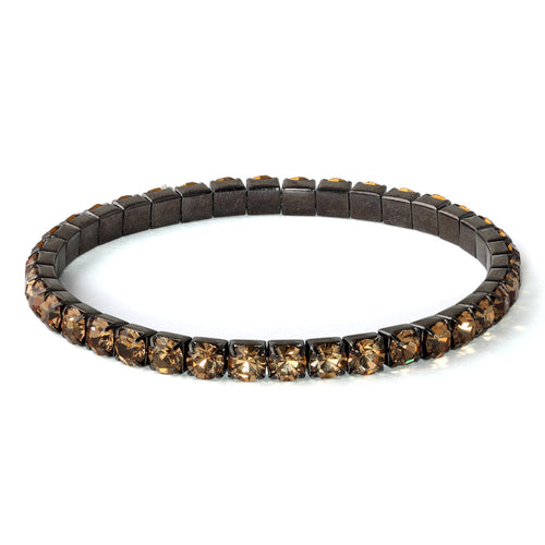 Champagne Glass Elastic Tennis Bracelet