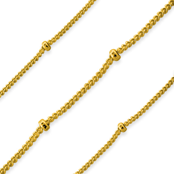 Gold Filled Sattelite Chain 1.9mm Ball (sold by the foot)