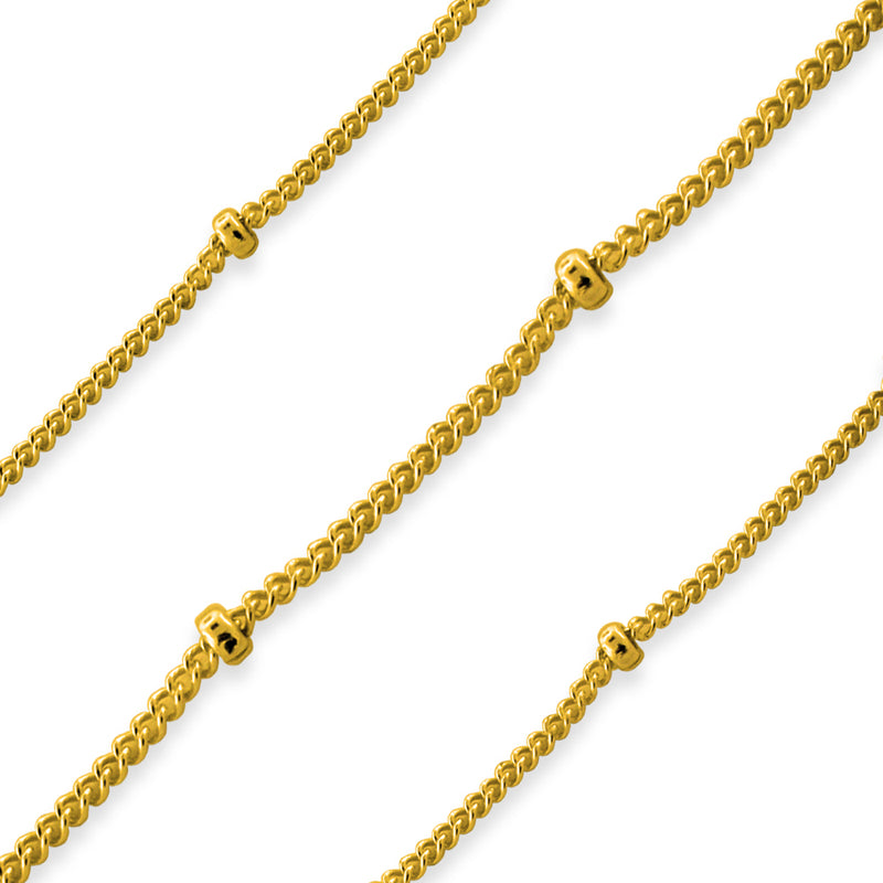 Gold Filled Sattelite Chain 1.9mm Ball (sold by the foot)