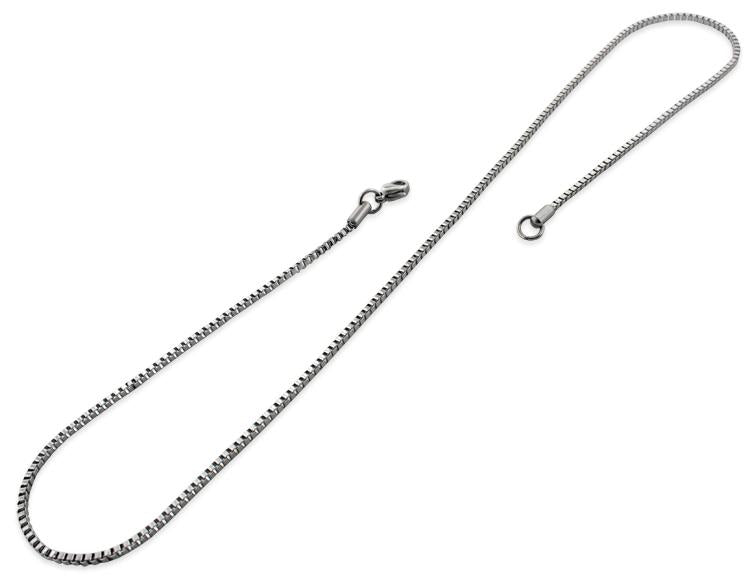 Stainless Steel 24" Box Chain Necklace 1.9 MM