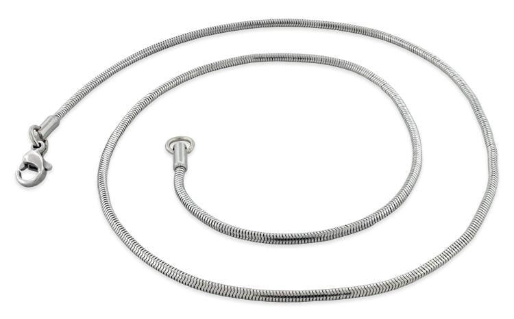 Stainless Steel 18" Snake Chain Necklace 2.0 MM