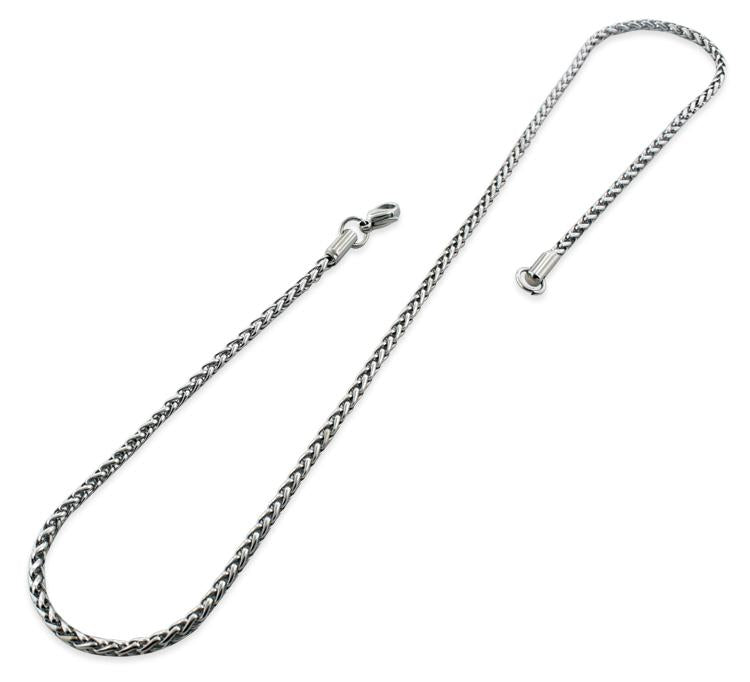 Stainless Steel 20" Spiga Chain Necklace 3.0 MM