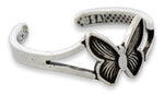 Sterling Silver Butterfly Adjustable Toe Ring