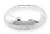 Sterling Silver Bead Bright Oval 4x7mm - PACK OF 12