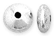 Sterling Silver Saucer Beads Bright 5mm - PACK OF 12