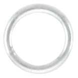 Sterling Silver Closed Jump Ring 6mm - PACK OF 12