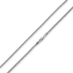 Sterling Silver Spiga Wheat Chain 2.5MM