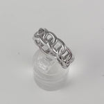 Rose Gold Plated Sterling Silver Eternity Ring