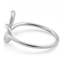 Sterling Silver Heart Knot Ring