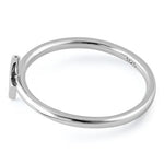 Sterling Silver Lightning Ring