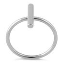 Sterling Silver Thin Bar Ring