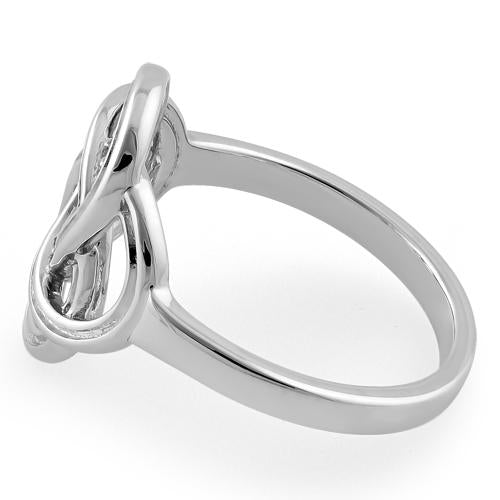 Sterling Silver Charmed Cross Ring