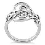 Sterling Silver Filigree Heart Ring