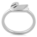 Sterling Silver Swan Ring