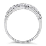 Sterling Silver Elegant Helix CZ Ring