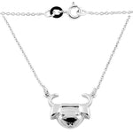Sterling Silver Taurus Necklace